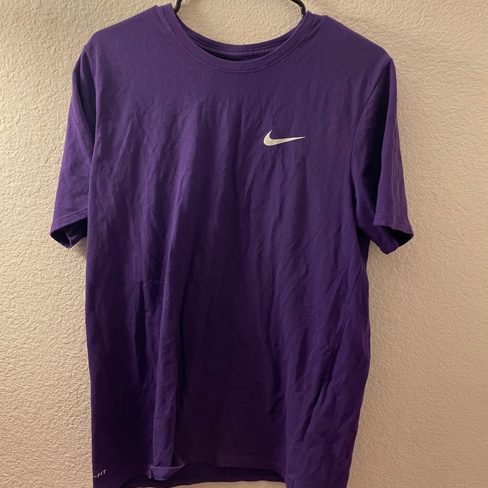 purple nike oversized t shirt
